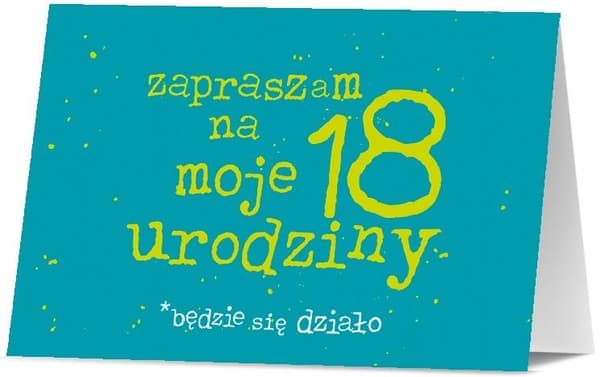 Fødselsdagsinvitation 18 (10 stk.)