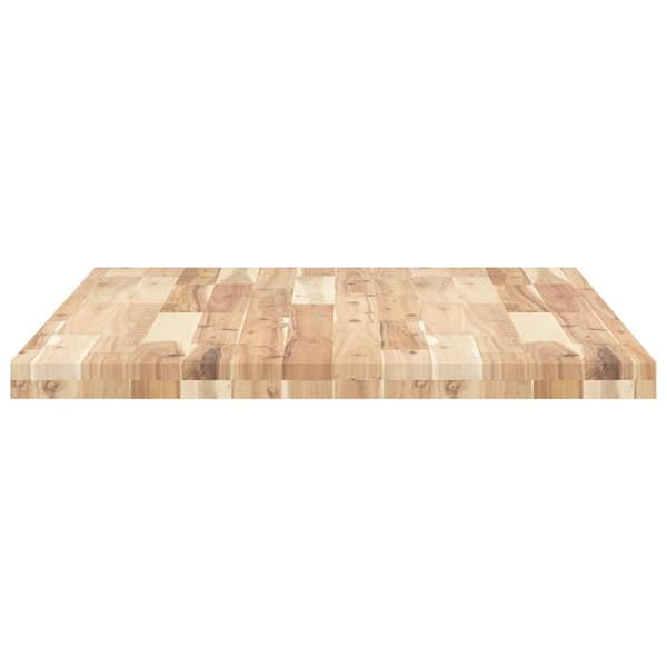 vidaXL rektangulær bordplade 80x70x4 cm massivt akacietræ
