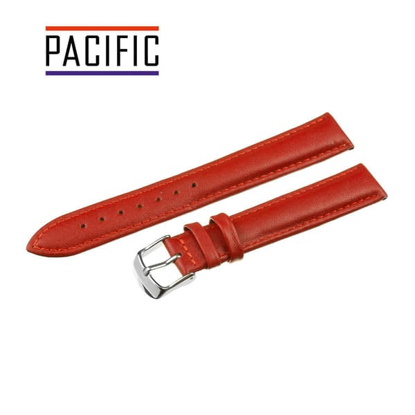 PACIFIC BELT 18MM XL W70L SMOOTH rött band, röda sömmar