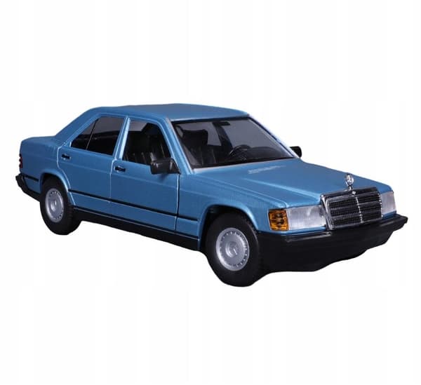 1987 Mercedes-Benz 190E Blå 1:24 BBURAGO