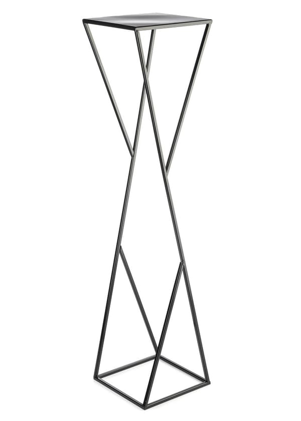 Moderni LOFT musta kukkateline 100 cm