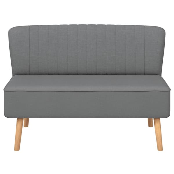 vidaXL sofa 117x55,5x77 cm lysegrønt stof