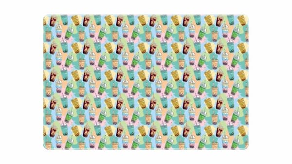 58x38 bubble tea skrivebordsmåtte