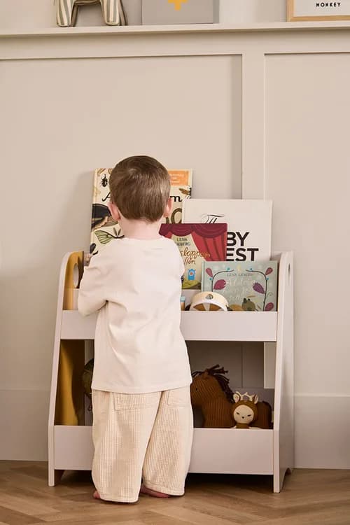 Kid's Concept - Grå Sennep STAR Bogreol
