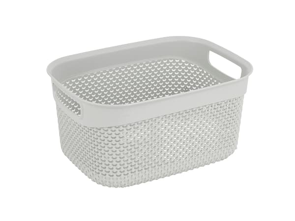 LAVADO PLASTIKKURV 29X21X15CM 6,6L GRÅ