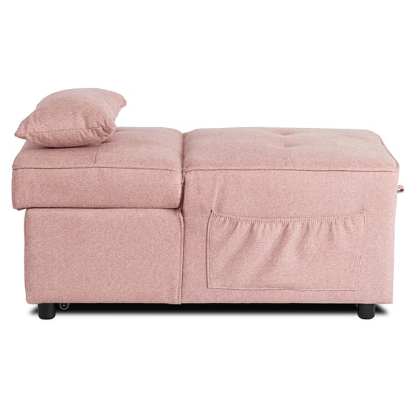 IBERIS Lænestol 67 cm Lyserød Polstret Moderne