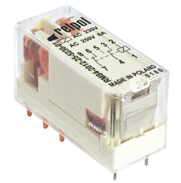 Miniaturrelæ RM84-2012-35-5230 elektromagnetisk til trykt kredsløb
