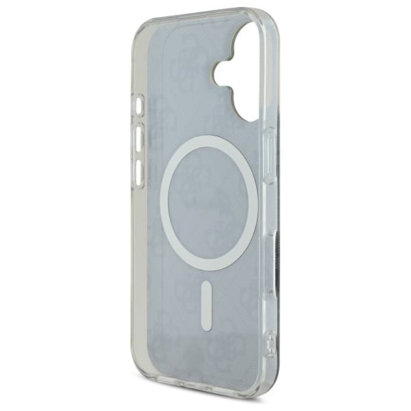 Guess IML 4G MagSafe-etui til iPhone 16 Plus, sort