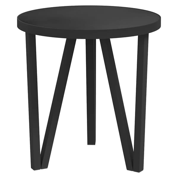 vidaXL Teepöytä musta Ø35 cm MDF