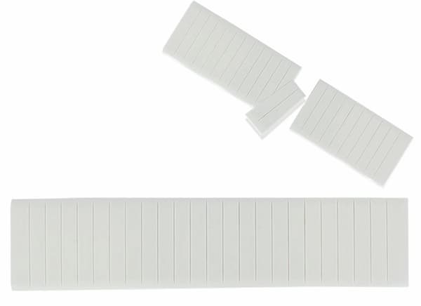 Dæksel til 12-moduls eltavlemoduler MMR-12 Hvid