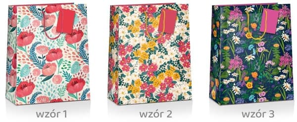 Blompresentpåse 23x18x10cm MIX