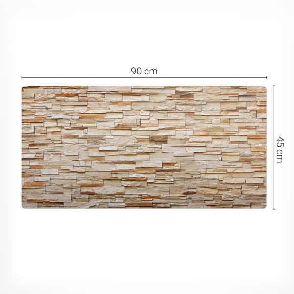 Stone Wall Skridsikker Gaming Musemåtte 90x45 cm