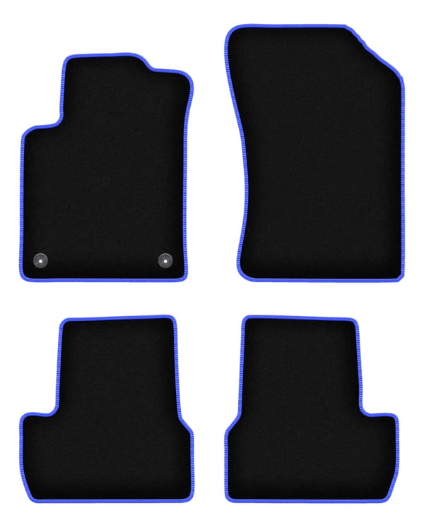CARLUX-BLÅ bilmåtter til: Citroën DS3 hatchback (2009-2016)