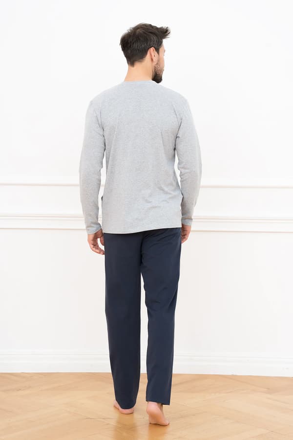 Alcest herrpyjamas långärmad, långbyxor M