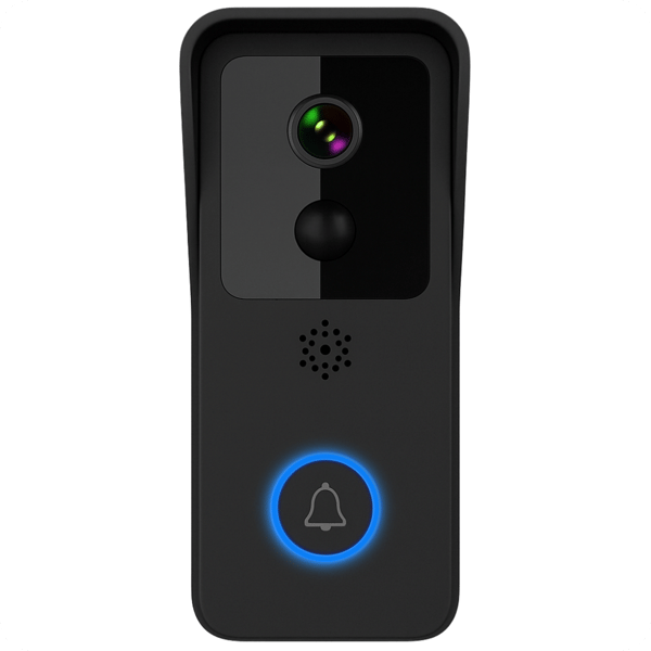 Trådløs videodørklokke T32-BB Sort