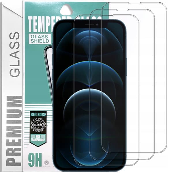 3x PremiumGlass 9H karkaistu lasi iPhone 12 Pro Maxille