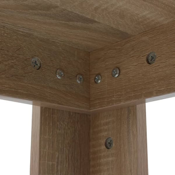 vidaXL spisebord, 140x80x75 cm, egetræsfarve