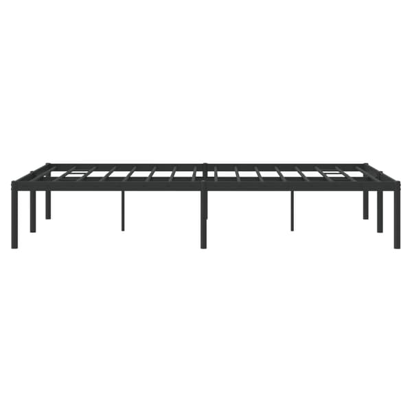 vidaXL metalsengestel sort 120x190 cm