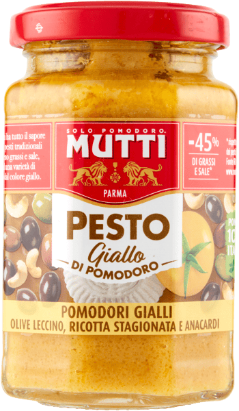 Mutti gul tomatpesto 180g