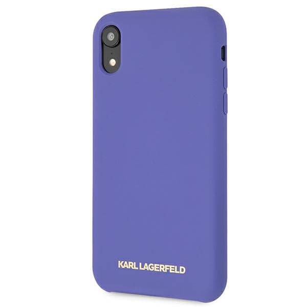 Karl Lagerfeld silikone-etui til iPhone Xr, lilla