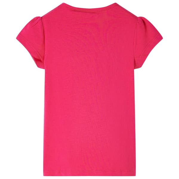 Barn-T-shirt, ljusrosa, 128