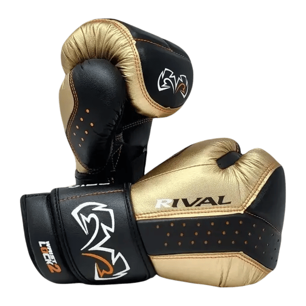 Rival RB10 Intelli-shock Bag Boksehandsker Sort/Guld XL