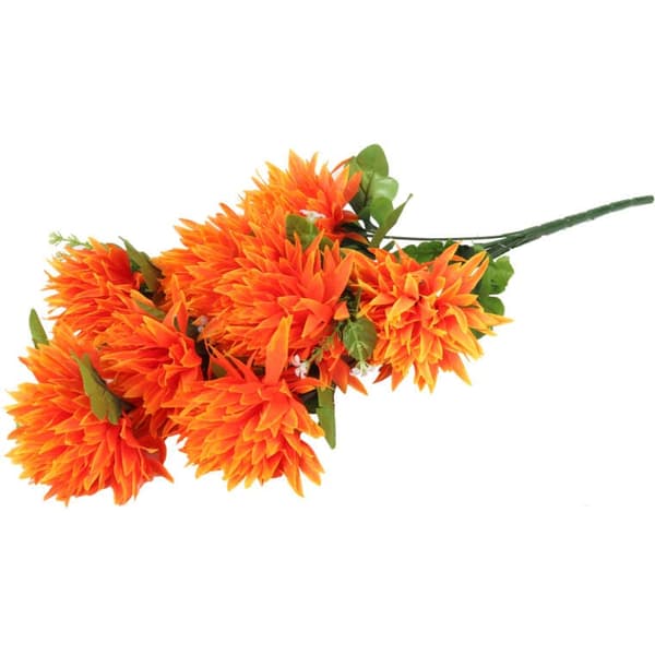 10 oranssin krysanteemin kimppu