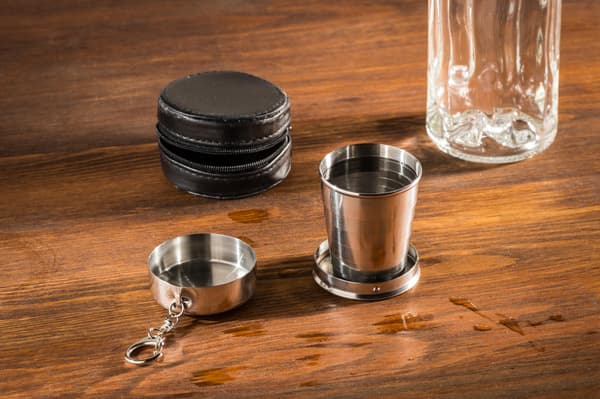 Teleskopisk glas med etui