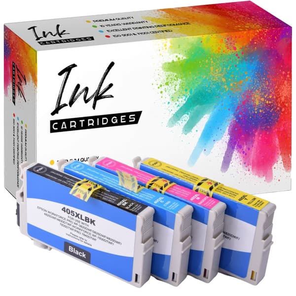 4x blækpatroner til EPSON E405XL CMYK GP