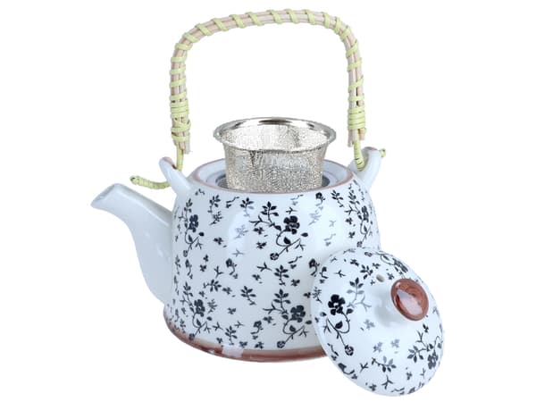 Keramisk elkedel med infuser
