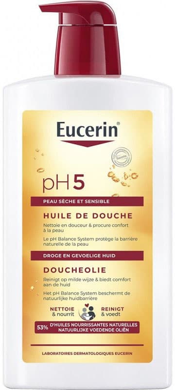 Eucerin Ph 5 hudbeskyttende bruseolie 1000 ml