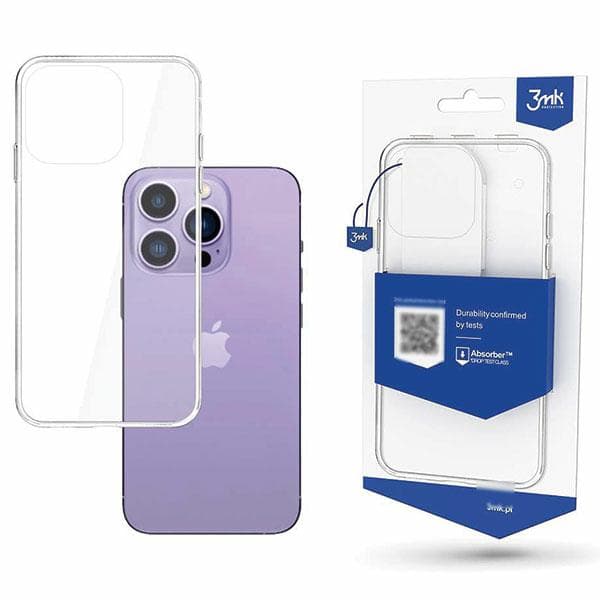 3MK Armor-cover til iPhone 14 Pro Max, gennemsigtigt