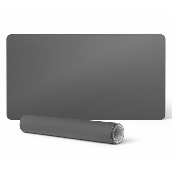 Antislip skrivebordsmåtte med print, gråbrun, 90x45 cm