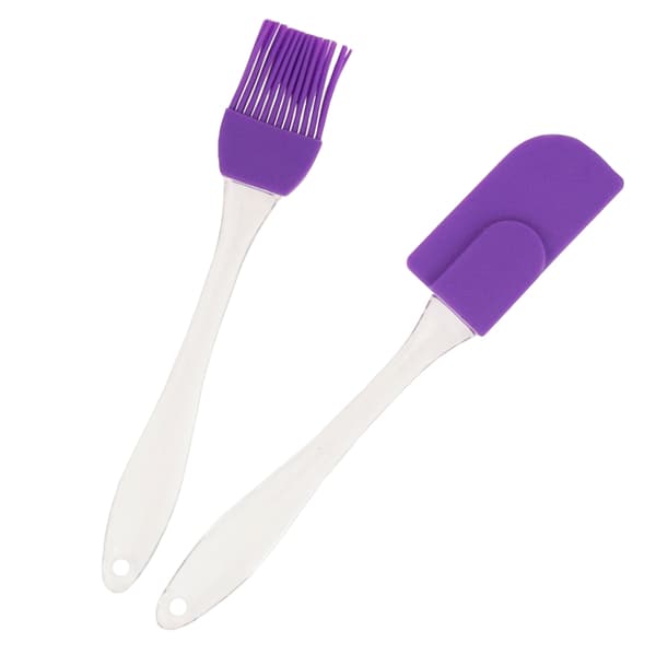 TG56161 SPATEL + BØRSTE SILIKONEBØRSTE SPATEL 2 stk.