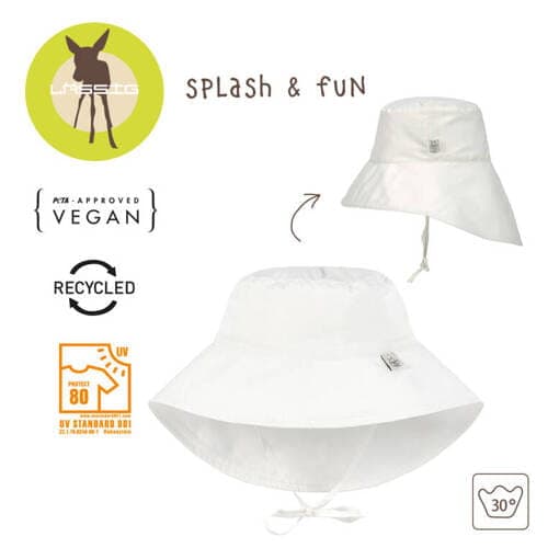 Vit UV-hatt - Lassig - Natur 46-49