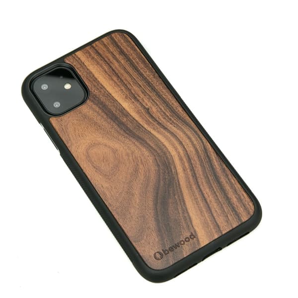 Træcover til iPhone 11 i Rosewood Santos