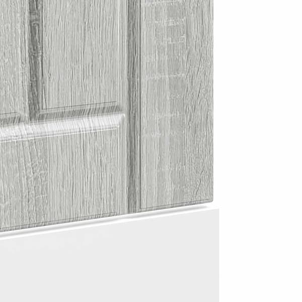 vidaXL opvaskemaskinepanel, Lucca, Sonoma grå eg
