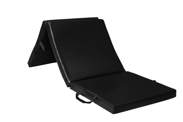 Gymnastikmåtte, måtte - 180x60x6 sort - muvv