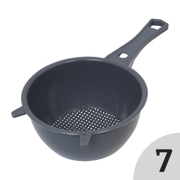Kökssil, durkslag, sil för pasta, ris, grönsaker Primpol, Colors