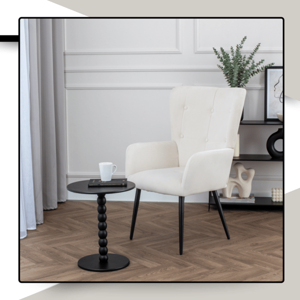 Cesar lænestol beige