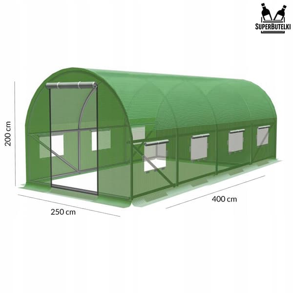 Trädgårdstunnel 4x2,5x2m