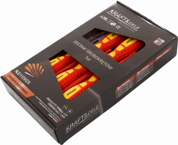 Ruuvimeisselisarja 7 osaa KD10905