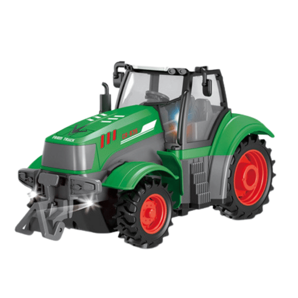 Fjernstyret landbrugstraktor RC Grøn 1:24