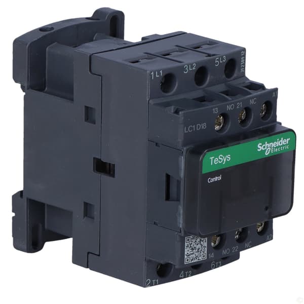 Effektkontaktor TeSys D AC3 18A 3P 1NO 1NC spole 230VAC