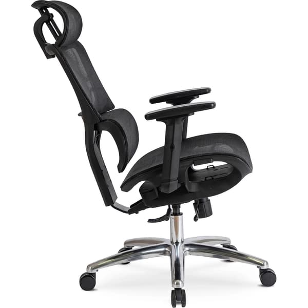 ROYAL Sort Moderne Ergonomisk Drejelig Kontorstol