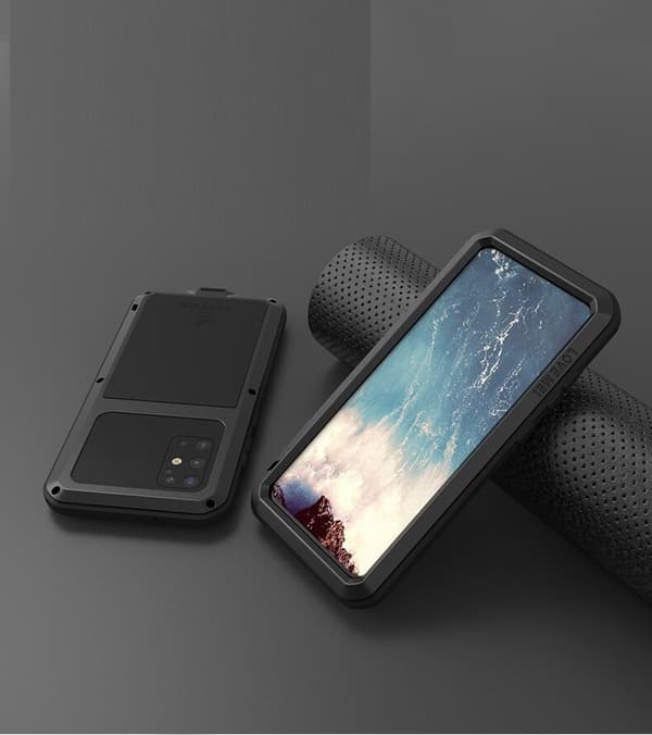 Love Mei Powerful Defender-cover til Samsung Galaxy S20 Plus, sort