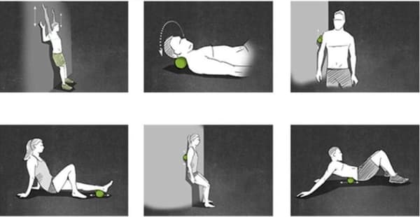 Aqua-Sport Powerstretch EPP duobollerulle sort-blå AS04139