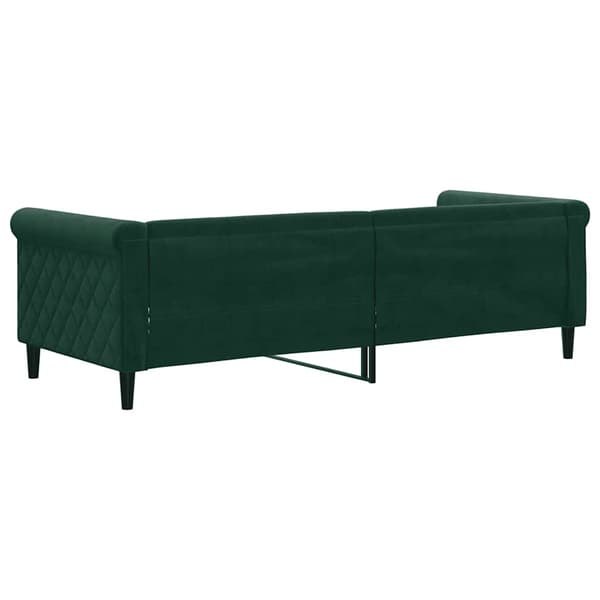 vidaXL Dagbädd mörkgrön 80x200 cm klädd i sammet