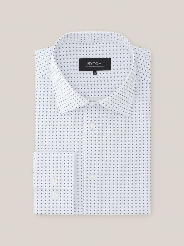 HVID WINDSOR SKJORTE MED LANGÆRM 176-182/40