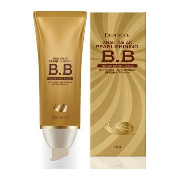 BB Cream med snegleslim og perle SPF 50+ Deoproces